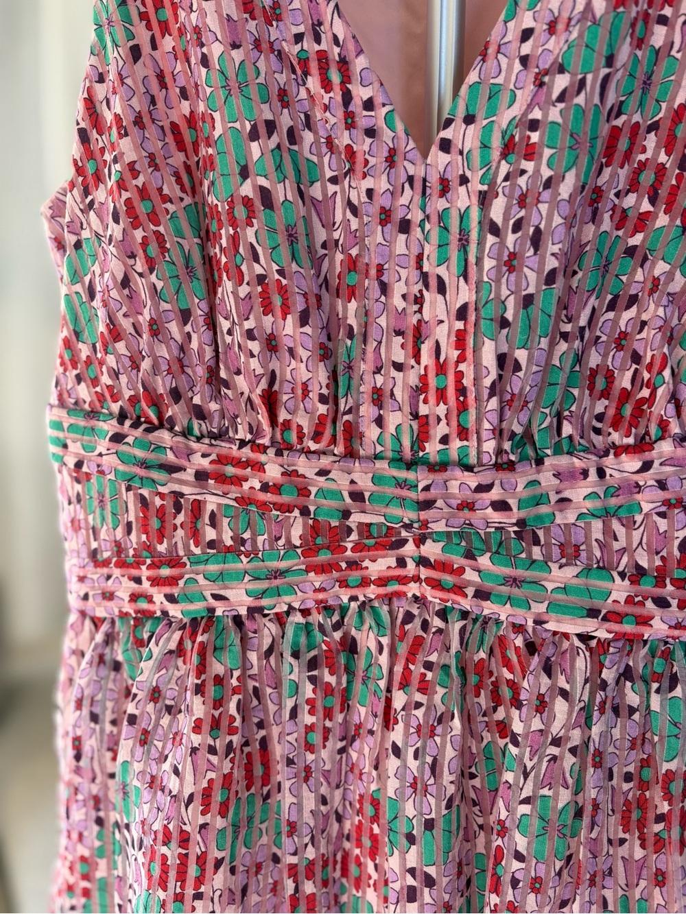 Kate Spade Floral Medley Burnout Midi Dress - Sz 2 Style Number: NJMUB409 - Picture 2 of 14